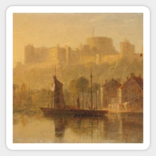 Windsor Castle from the Thames by William Daniell Sticker